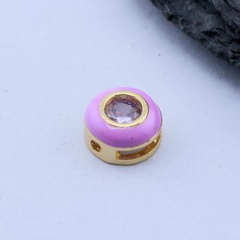 Perla+CZ Cirkon 8x8 mm, 18k Pozlata...P-C007-15G-G5