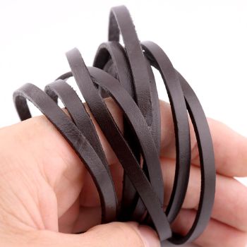 Prirodna koža 5 x 2 mm, boja braon (23TK03B)