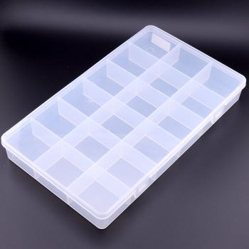 Plastični klaser za sortiranje i čuvanje sa fiksnim pregradama 6x3  (326/418)