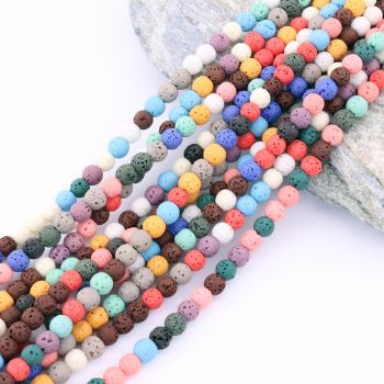 Multikolor Bojena Vulkanska Lava 4 mm  ( JDYZS120-6 ) 