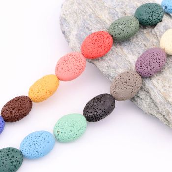 Multikolor Bojena Vulkanska Lava 17x14 mm  (JDXHSS26-4 ) 