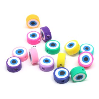 Perle od polimerne gline 10x5 mm, rupa oko 1,5 mm (01006750)