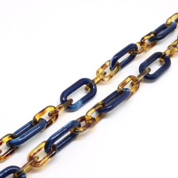 Handmade Akrilni deko lanac... 20.5x11x3mm  ( 536007 )