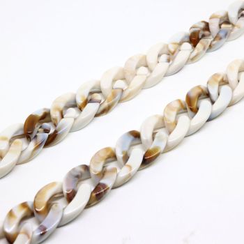 Handmade Akrilni deko lanac za torbe... 23x16.5x5mm  ( 536002 )