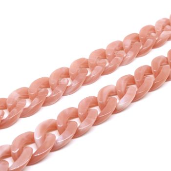 Handmade Akrilni deko lanac za torbe... 23x16.5x5mm  ( 536004 )