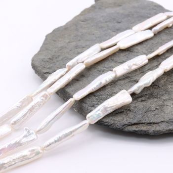 Barok Slatkovodni biseri 23x5.5~6x3~5mm, Rupa: 0.6mm  ( SLBISN019 )