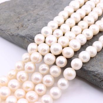 Prirodni Gajeni Slatkovodni Biseri 7~8 mm,  Rupa : 0,5 mm ( SLBISL001C05 )