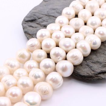 Prirodni Gajeni Slatkovodni Biseri 11-12 mm,  Rupa : 0,6 mm ( SLBISL001B07 )