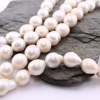 Prirodni Barok Keshi Biseri 12~20x10~14mm,  Rupa: 0.6 mm  ( SLBISQ015025 )