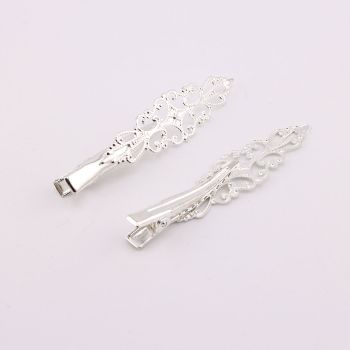 Osnova za šnale aligator 40mm sa podlogom  55x16 mm- Silver  (4629807958)