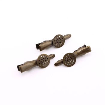 Osnova za šnale aligator 35 mm sa podlogom  12 mm- Boja Antik Bronza  (4629807961)