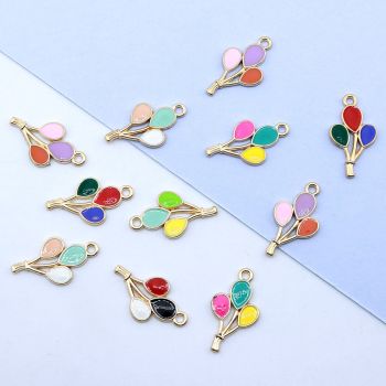 Set Privezaka emajliranih u boji, 12-23 mm boja zlata... PEM-B050-10G