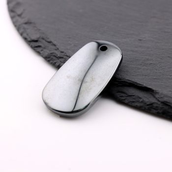 Hematit privezak 39x22x6mm, rupa 3 mm ( D80201 )