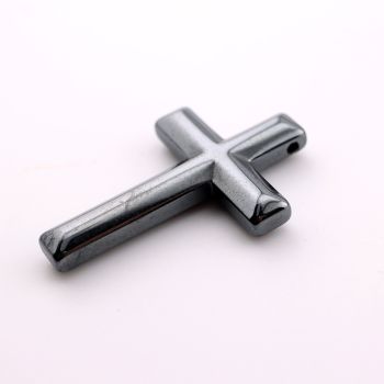 Hematit privezak 33x22x5mm, rupa 1 mm ( D80202 )