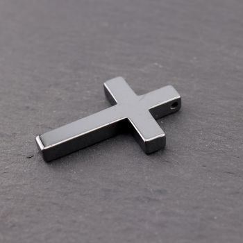 Hematit privezak 23x35x4mm, rupa 1 mm ( D01529 )