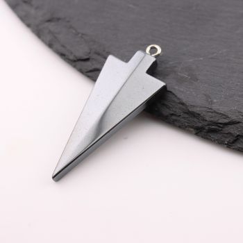 Hematit privezak 44x18x4mm, rupa 2 mm ( Q89413 )