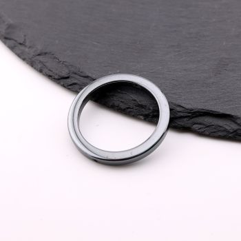 Hematit privezak 37x4 mm, otvor 35mm , rupa 1 mm  ( 23HEM47E )