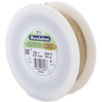 Čelična sajla za nizanje- 7 niti, 0,61 mm, Boja Zlatna (  41007 )