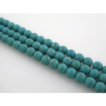 Presovani Haolit 8 mm, rupa oko 1mm. Niz sadrži oko 50 perli. (KAM-HAO109)