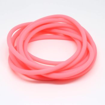 Kaučuk 4mm , boja koralna  ( 710125 )
