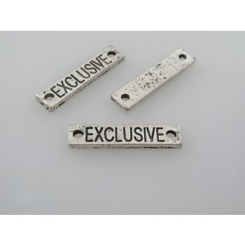 Konektor  Exclusive  22x5mm, boja antik srebra  ( KON120 )