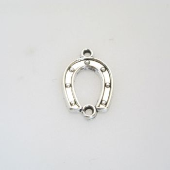 Konektor Potkovica 18 x 12 mm, alke oko 2 mm- boja antik srebro  ( KON135 )