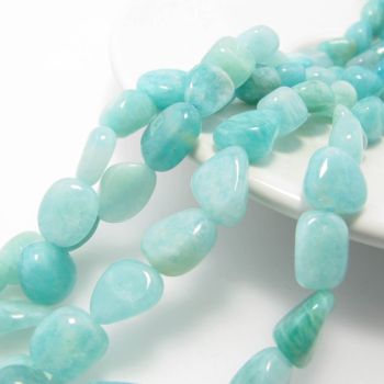 Prirodni Amazonit nuget- oko 8-10x6-10  mm. ( KPAMZ01 )