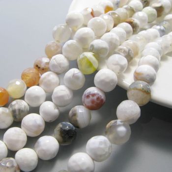 Prirodni poludragi kamen Vatreni ahat 6mm. Cena je data za niz od oko 65 perli ( KPDRAGAHAT16 )