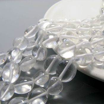 Prirodni Gorski kristal nuget- oko10x9 mm. ( KPGK01 )