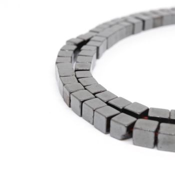 Hematit perle  4x4 mm- boja hematita ( KPHEM64 )