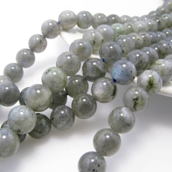 Prirodni Labradorit - kvalitet 1A, Dimenzjia 8 mm. ( KPLABA8 )