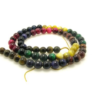 Tigrovo oko- mix boja ; Dimenzija 6mm ( KPMIXTO6 )