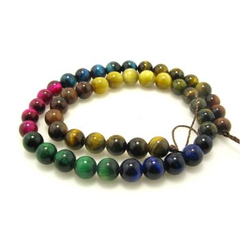 Tigrovo oko- mix boja ; Dimenzija 8 mm ( KPMIXTO8 )