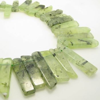 Prirodni poludragi kamen Prehnit  pločice od 25-50 x 10 x 6 mm ( KPPREHPLOC )