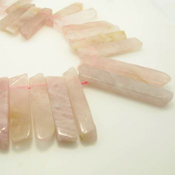 Prirodni poludragi kamen Rozen kvarc  pločice od 25-50 x 10 x 6 mm ( KPRKPLOC )