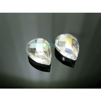 Staklena brušena perla 18x12mm KR16-1