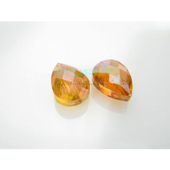 Staklena brušena perla 18x12mm KR16-4