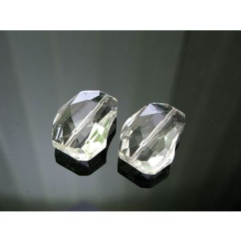 Staklena brušena perla 26x20x10mm KR8-1