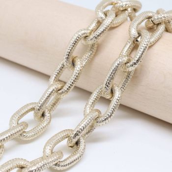 Brušen aluminijumski lanac 20x12mm (L-87Z)