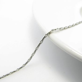 Metalni mesing lanac- boja inoxa  1mm  ( L3-13N)