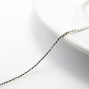 Metalni mesing lanac- boja inoxa   1x1 mm  ( L3-12N)