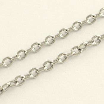 Komponente od nerdjajućeg čelika - lanac 4x3mm, debljina alke 0.8mm (LSS03)