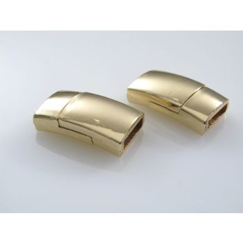 Magnetna kopča  13 x 23 mm, rupa 10x3 mm, boja zlata    ( MAGKOP102Z )