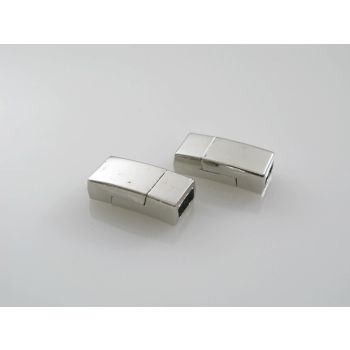 Magnetna kopča  8 x 16 mm, rupa 6x2 mm, boja inoxa    ( MAGKOP103N )