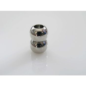 Magnetna kopča   10 x 18 mm, rupa 6mm,  boja inoxa    ( MAGKOP110N )