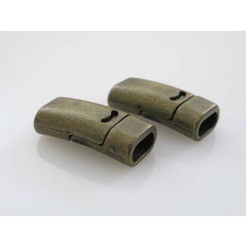 Magnetna kopča  27x12x7 mm, rupa 10x4 mm, boja antik bronza    ( MAGKOP117AM )