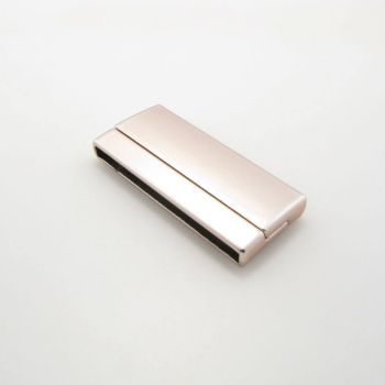 Magnetna kopča 42 x 18 mm, rupa 39 x 3 mm, boja mat Rose Gold    ( MAGKOP126RG )