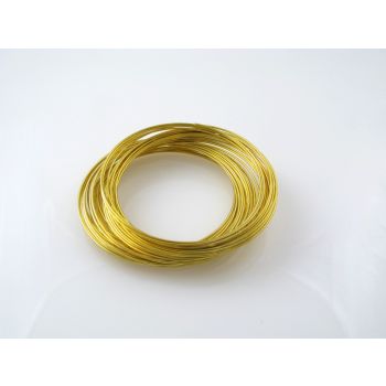Memory žica za Ogrlice  115 mm x 0,8 mm -Pozlata 18k. (R006-08-115-G)