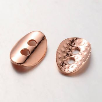 Metalno dugme za završetke 10x14mm, Rose gold (METdugmeRG)