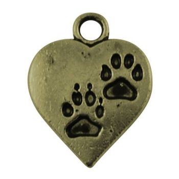 Metalni privezak 13x17mm